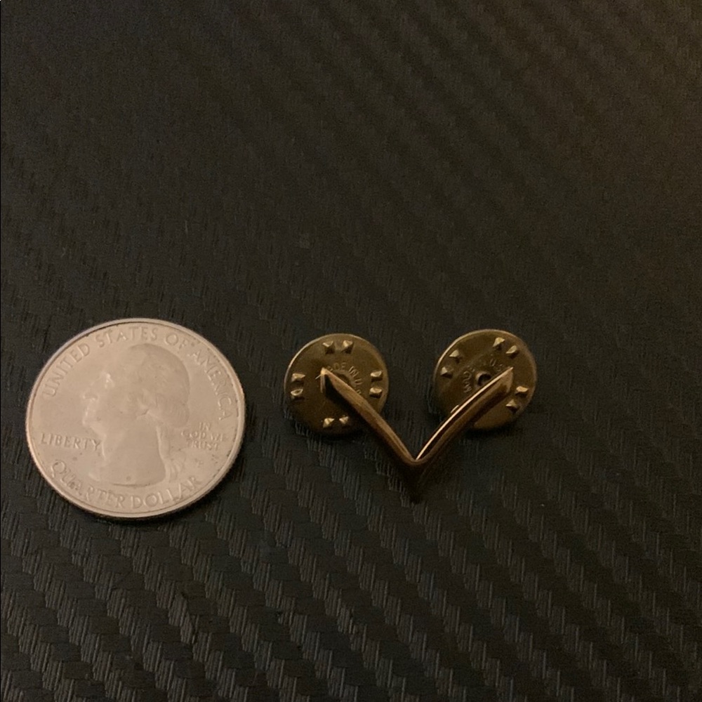 Goldtone Military Medal
